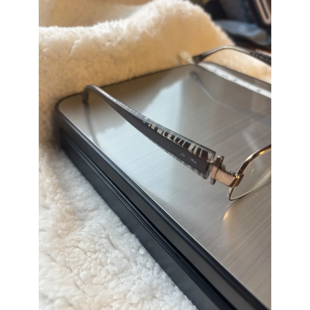 MICHAEL KORS Zebra Stripe Side With Metal Front Frame Women's Eyeglasses MK499